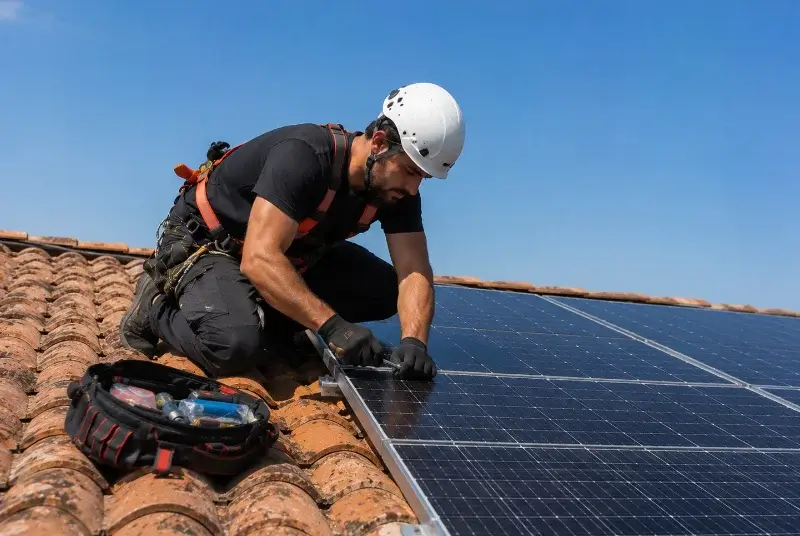 Maintenance et monitoring de panneaux solaires à Bonnut