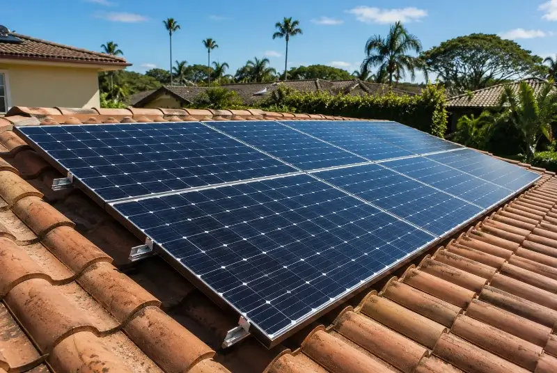 Installation de panneaux solaires à Bonnut
